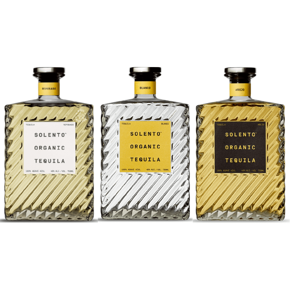 Solento Organic Tequila Combo Pack (3 x 750 ml) | Keg N Bottle