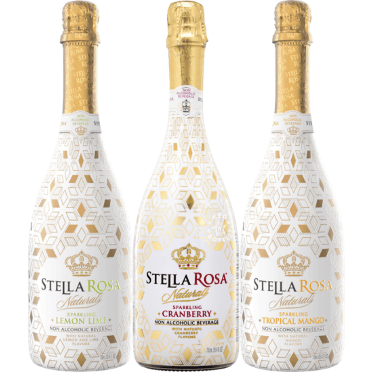 Stella Rosa Non-Alcoholic Sparkling Combo Pack (3 x 750 ml) | Keg N Bottle
