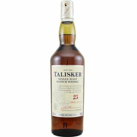 Talisker 25 Year Single Malt Scotch Whisky (750 ml) | Keg N Bottle
