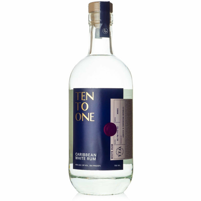 Ten To One Caribbean White Rum (750 ml)