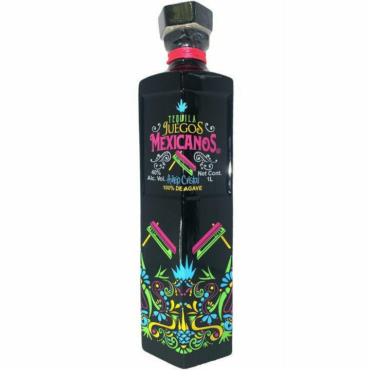 Tequila Juegos Mexicanos Anejo Cristal (1 L) | Keg N Bottle