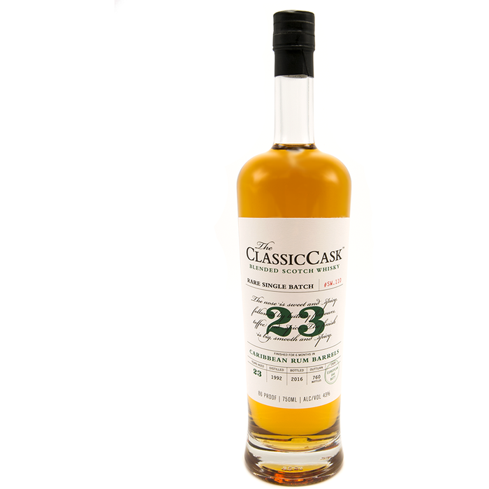 The Classic Cask 23 Year Caribbean Rum Barrels Blended Scotch Whisky (750 ML)
