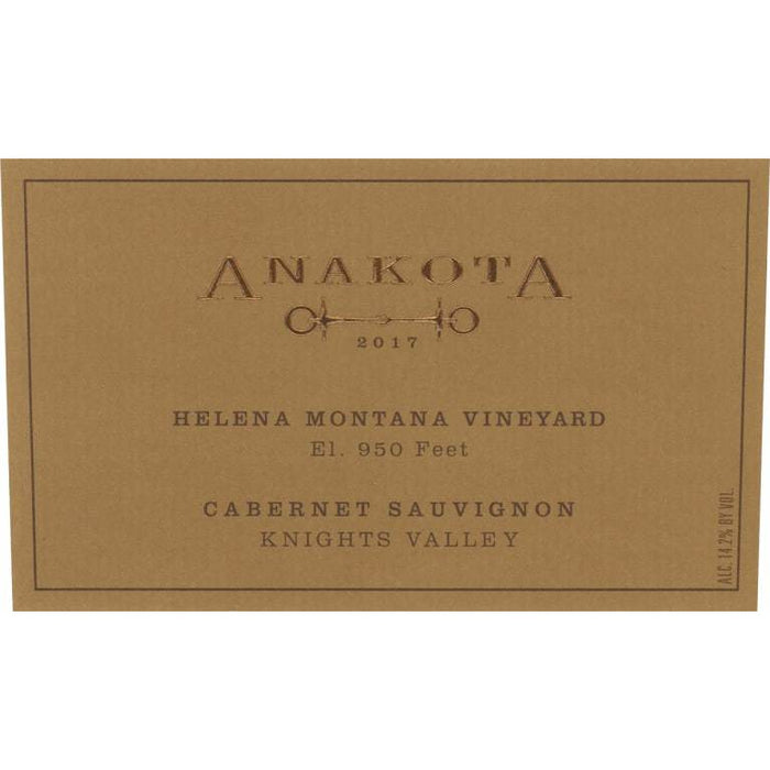 Anakota Cabernet Sauvignon 2017 750 ml