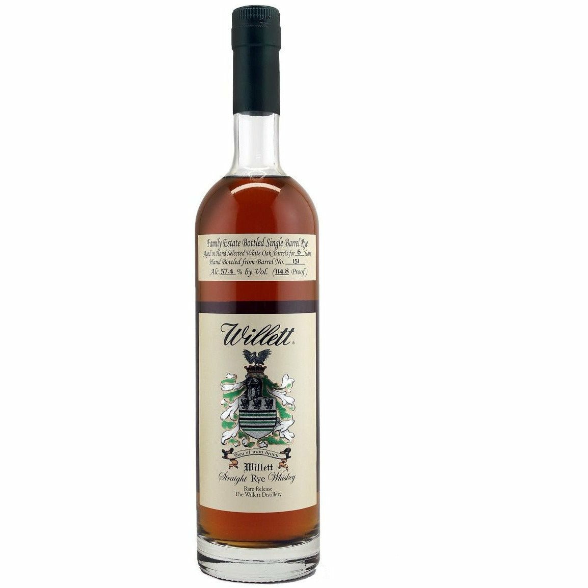 Willett 6 Year Straight Rye Whiskey (750 ML) | Keg N Bottle